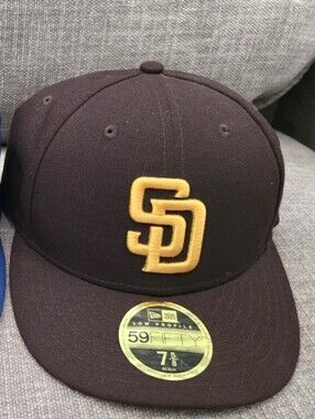 San Diego PADRES Ball Caps Brown And Blue
